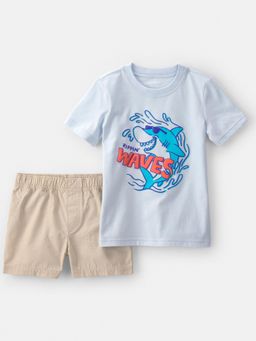 Carter's - Boys Blue Shark T-shirt & Shorts