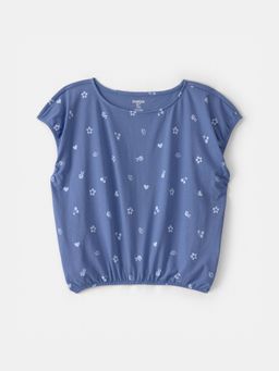 Oshkosh B'gosh - Girls Navy Blue Spring Icon Top