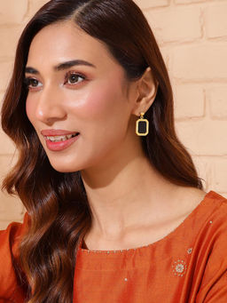 Fabindia - Black Metal Dangler Earrings