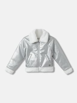 ELLE - Girls Solid Full Sleeves Jacket