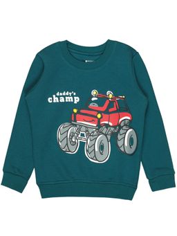 Bodycare - Boys Round Neck Full Sleeves Sweatshirt Caribbean Teal