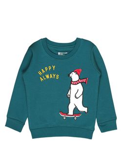 Bodycare - Boys Round Neck Full Sleeves Sweatshirt Caribbean Blue