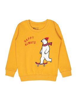 Bodycare - Boys Round Neck Full Sleeves Sweatshirt Mustard