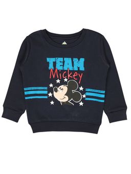 Bodycare - Boys Mickey & Friends Printed Sweatshirt Navy