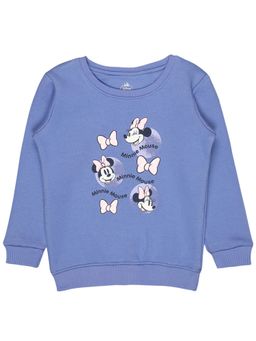 Bodycare - Girls Minnie & Friends Printed Sweatshirt Lavender
