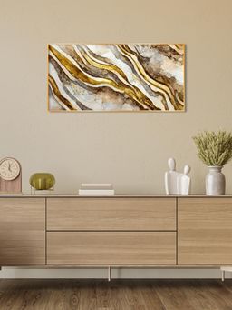 The Next Decor - Relanta Glass Finish Horizontal Wall Art