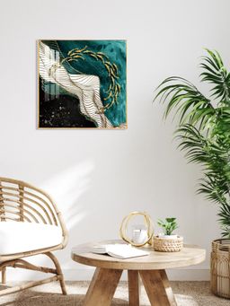 The Next Decor - Urban Serenity Glass Finish Square Wall Art