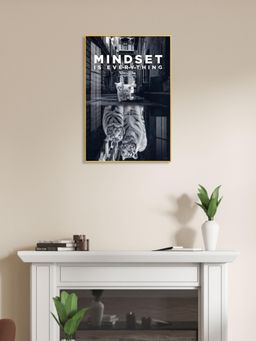The Next Decor - The Mindset Revolution Glass Finish Vertical Wall Art
