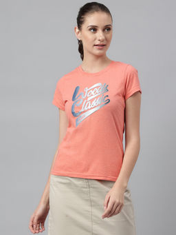 WOODLAND - Printed Peach T-Shirts