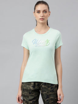 WOODLAND - Printed Green T-Shirts