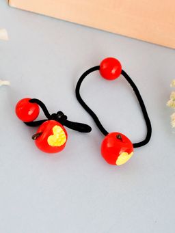 Silvermerc Designs - Set Of 2 Apple Ponytail Holder