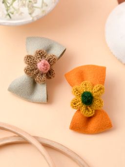 Silvermerc Designs - Set Of 2 Bow Hair Clip Accessory