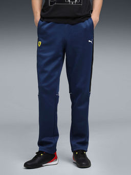 Puma - Blue Solid Regular Fit Trackpant