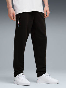Puma - Black Solid Regular Fit Trackpant