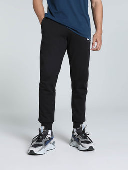 Puma - Black Solid Slim Fit Joggers