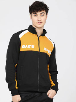 HIGHLANDER - Yellow Typography Regular Fit Sweatshirt