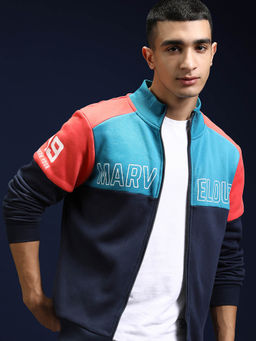 HIGHLANDER - Multi-Color Colorblock Regular Fit Sweatshirt