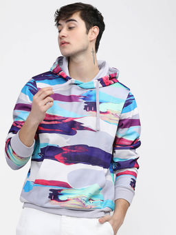 HIGHLANDER - Multi-Color Printed Regular Fit Hoodie