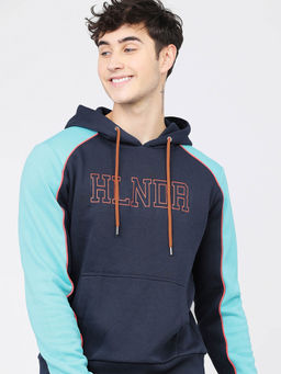 HIGHLANDER - Multi-Color Colorblock Regular Fit Hoodie