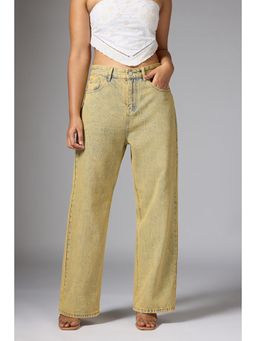 FREAKINS - Bleached Straight Fit Denim Jeans