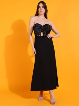 Dodo & Moa - Women Western Wear Dress Black