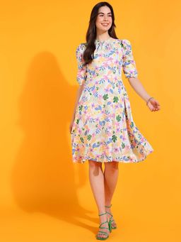 Dodo & Moa - Women Western Wear Dress Multi-Color