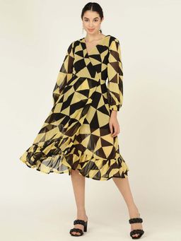 Dodo & Moa - Women Western Wear Dress Multi-Color