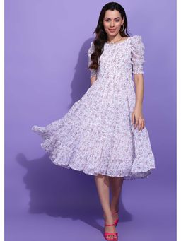 Dodo & Moa - Women Western Wear Dress White