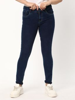 R&B - Blue Dyed/Washed Skinny Women Jeans