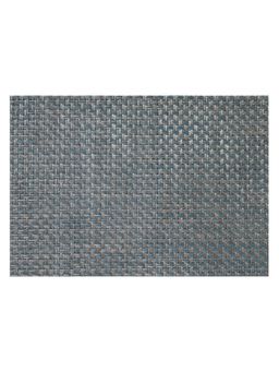 BIANCA - Pvc Placemat for Dining Pack of 6 (Bellevue) Blue & Grey 6 Seater