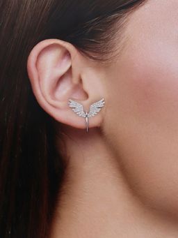 Kai Jewel - Pretty Phoenix Silver Studs Earrings