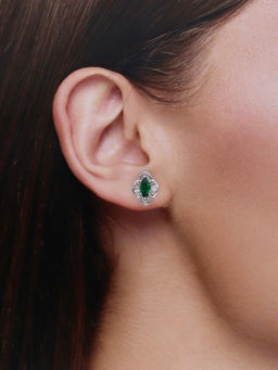 Kai Jewel - Blissful Silver Studs Earrings