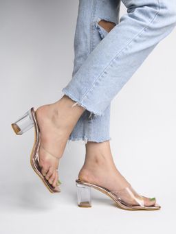 Shoetopia - Women Solid Pink Block Heels