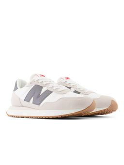 New Balance - Men White & Grey Casual Sneakers