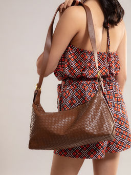 Twenty Dresses by Nykaa Fashion - Brown Crushing Over You Hand Bag