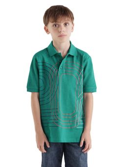 RARE ONES - Green Collar Neck Polo T-shirt