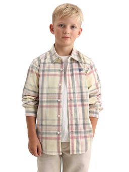 RARE ONES - Multi-Color Collar Neck Checks Shirt