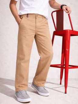 Purple United Kids - Trousers in Beige with Tailored Fit and Comfortable Fabric