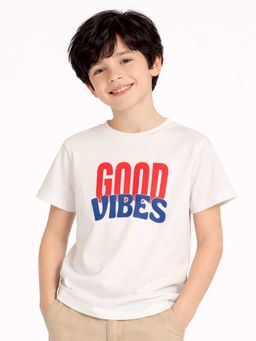 Purple United Kids - T-Shirt-White with Graphic and Summer Soft Cotton Fabric