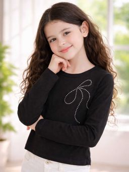 Purple United Kids - T-Shirt with Soft Stretch Comfort Fabric and Full Sleeves