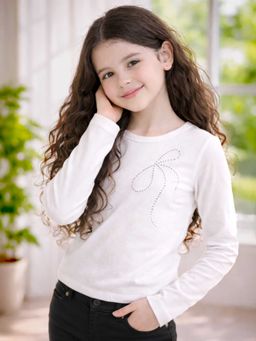 Purple United Kids - T-Shirt with Soft Stretch Comfort Fabric and Full Sleeves