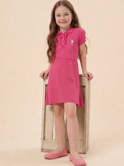 U.S. POLO ASSN. - Pink Regular Fit Dress