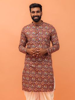 KISAH - Men Pink Kurta