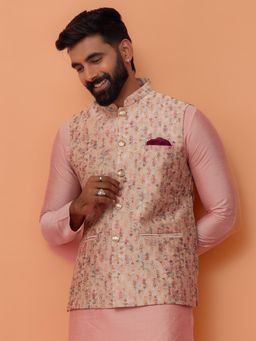 KISAH - Men Multi Color Nehru Jacket