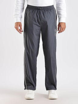 Calvin Klein - Men Charcoal Relaxed Fit Mid-Rise Track Pant