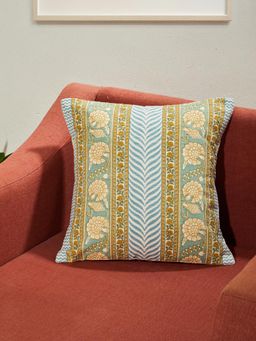 Fabindia - Multi-color Ambara Printed Cotton Cushion Cover