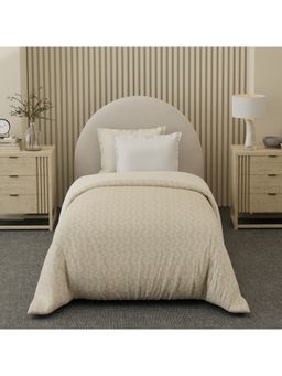 Boutique Living - Cottage Garden Cotton Beige Floral Reversible Comforter