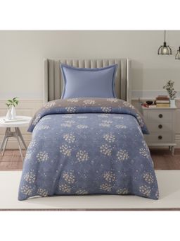 Boutique Living - Embrace Cotton Blue & Grey Floral Reversible Comforter