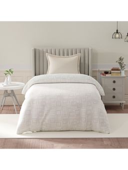 Boutique Living - Embrace Cotton Grey & Cream Geometrical Reversible Comforter
