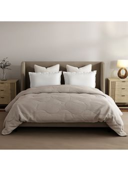 Boutique Living - Zen Living TENCEL Beige Solid Comforter (Double)
